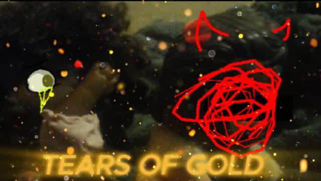 𝕋𝔼𝔸ℝ𝕊 𝕆𝔽 𝔾𝕆𝕃𝔻 (music vid) TW :flashing lights