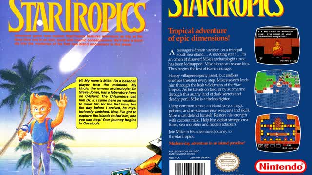 StarTropics Nes Commercial Ad (Remastered)