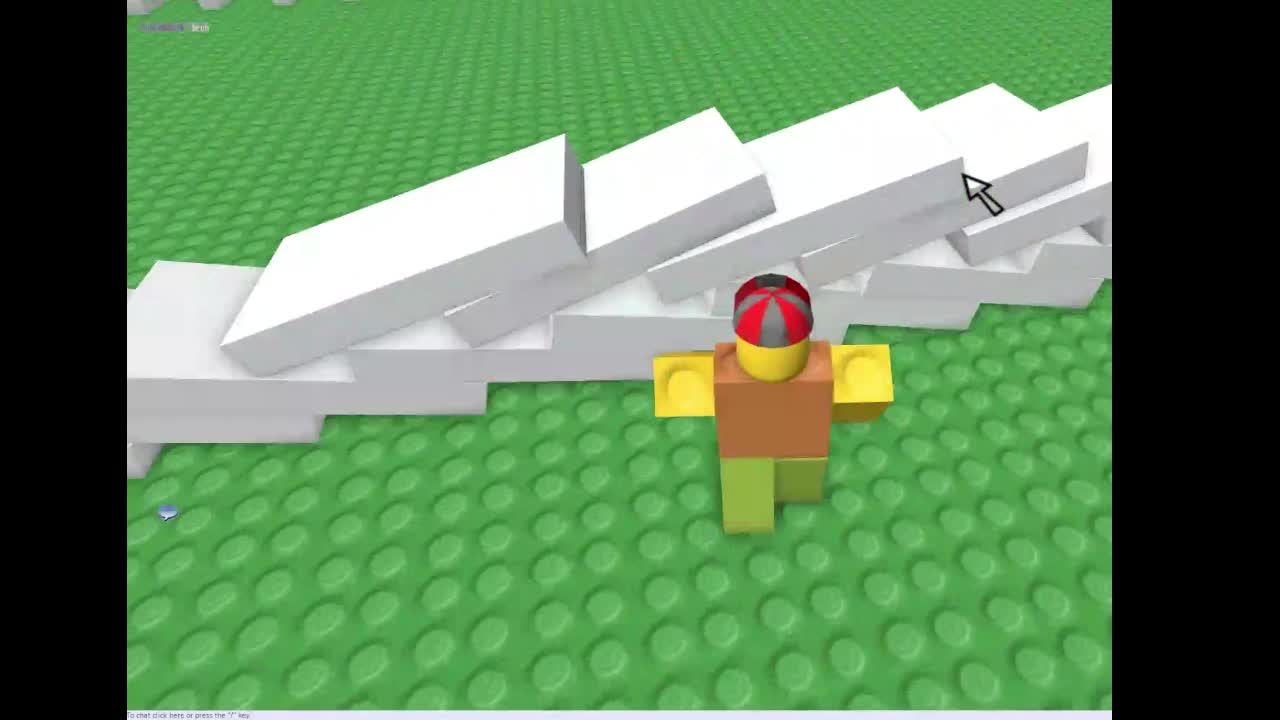 playing roblox domino rally during christmas!1!1!1!1!
