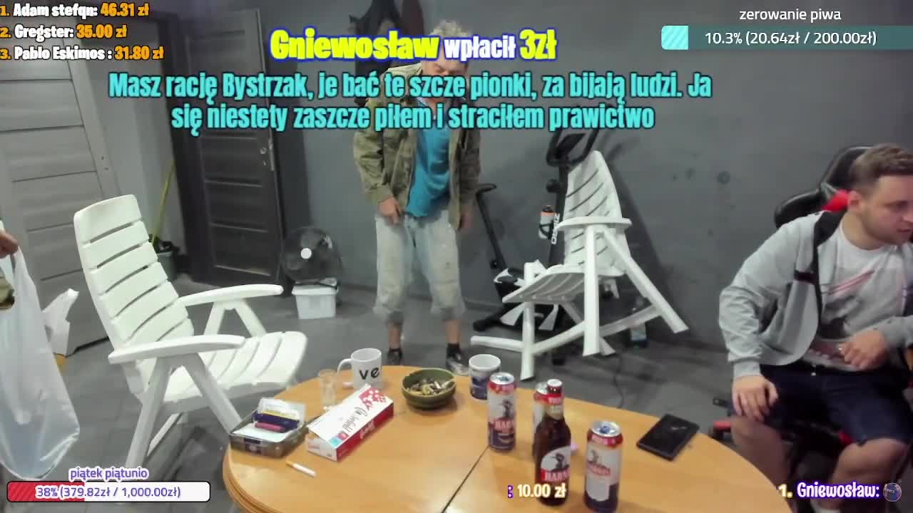 Mój atak schizofrenii na live, biję swojego tate i wujka (Ubezwłasnowalniam ich)