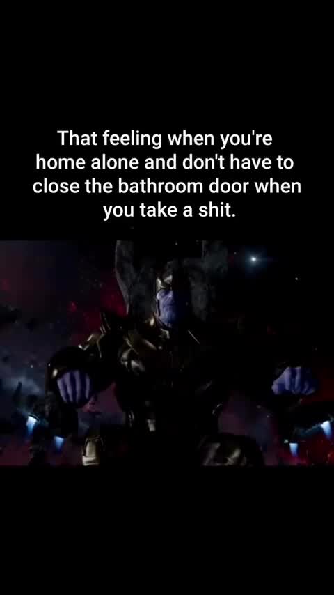 The wonderful feeling of having the house to yourself 😌