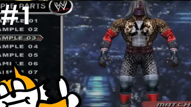 CREATING A FREAK - WWE Smackdown Vs Raw Season Mode CAW Creation Ep.1