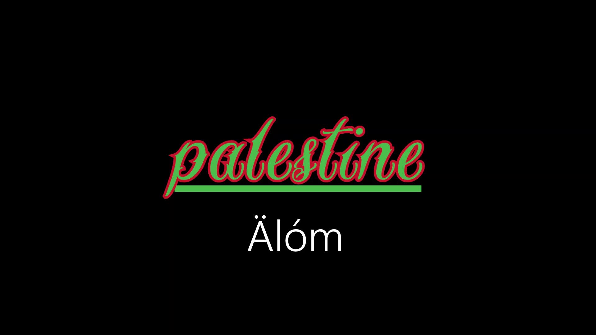 Palestine ¦ Älóm (officiäl audió)