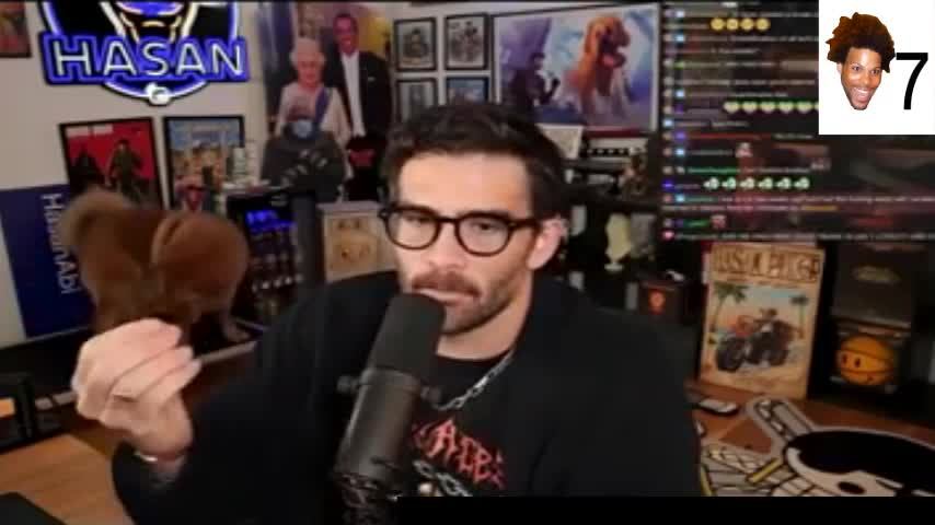 Mentally Ill Animal Abusing Marxist Grifter Hasan Abi Shocks His Dog