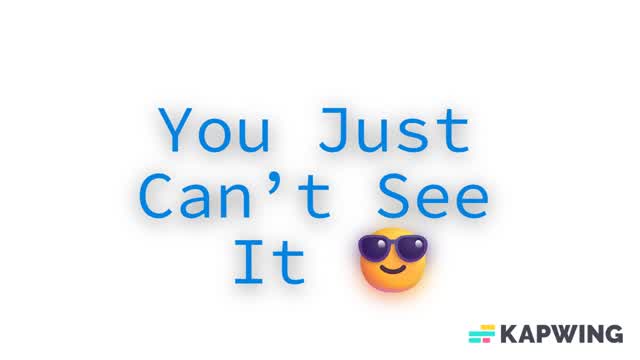 The Invisible Object Challenge – Don’t Laugh