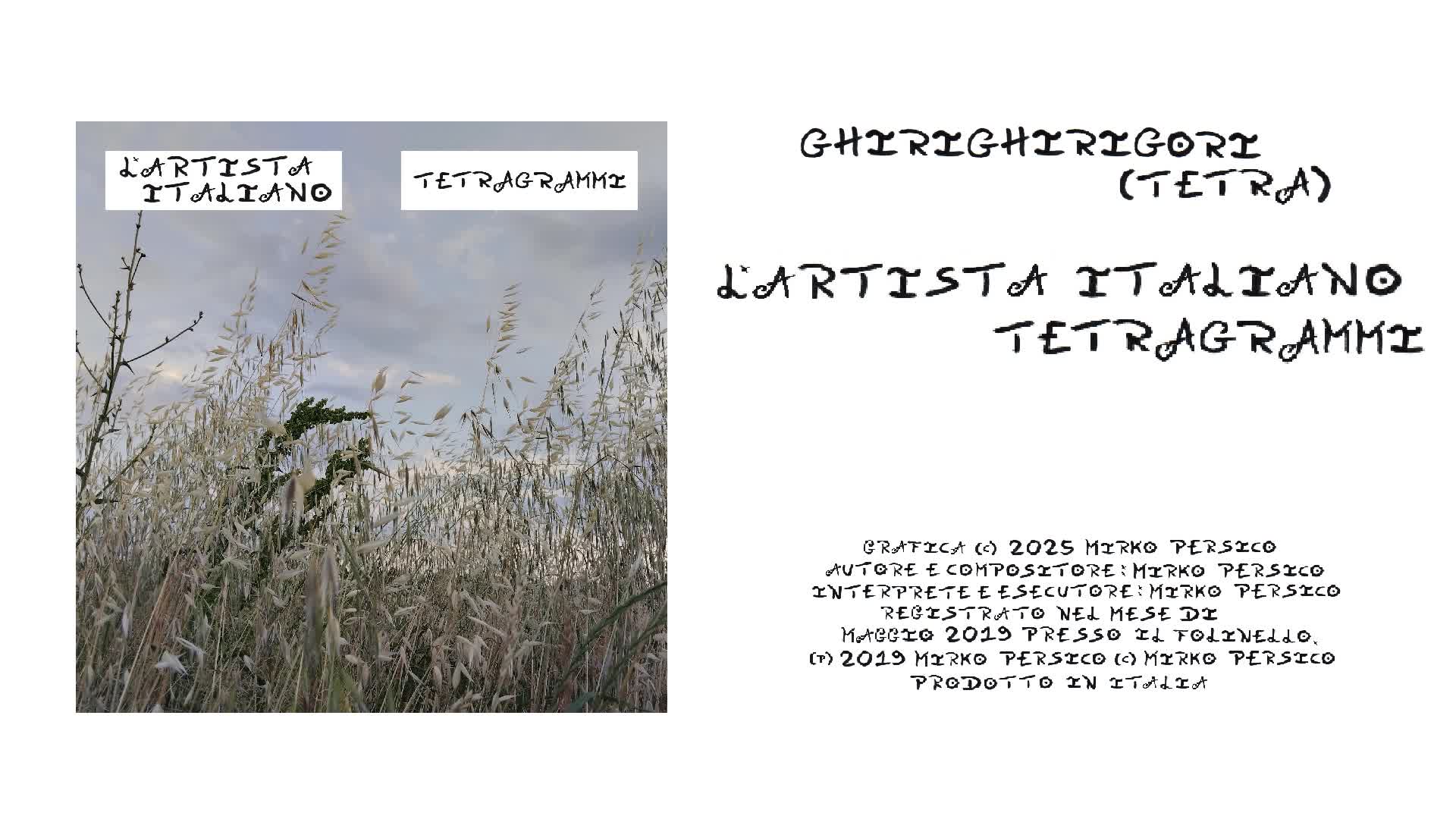 L'Artista Italiano - GhiriGhiriGori (Tetra)