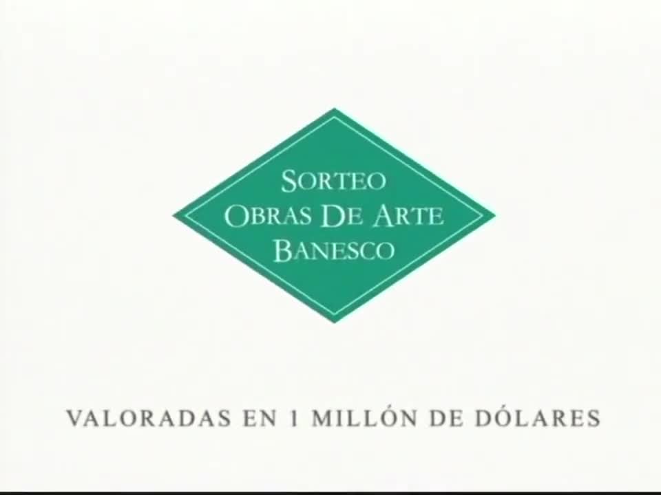 Comercial Banesco Sorteo Obras De Arte 2001