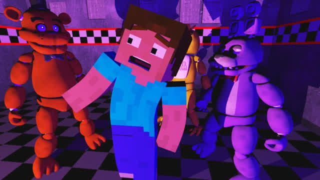 ♪＂Creepy tonight＂♪ Steve sings in Fnaf THE MUSICAL - a Minecraft animation