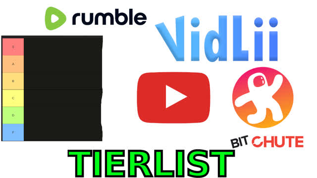 Video Sites TIER LIST Video Sites TIER LIST