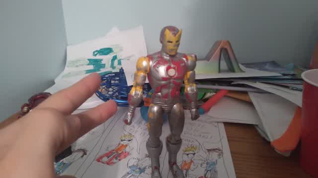 Rock Paper Scissors Against an Action Figure