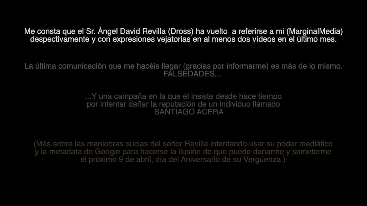 DrossRotzank, un ser patetico.