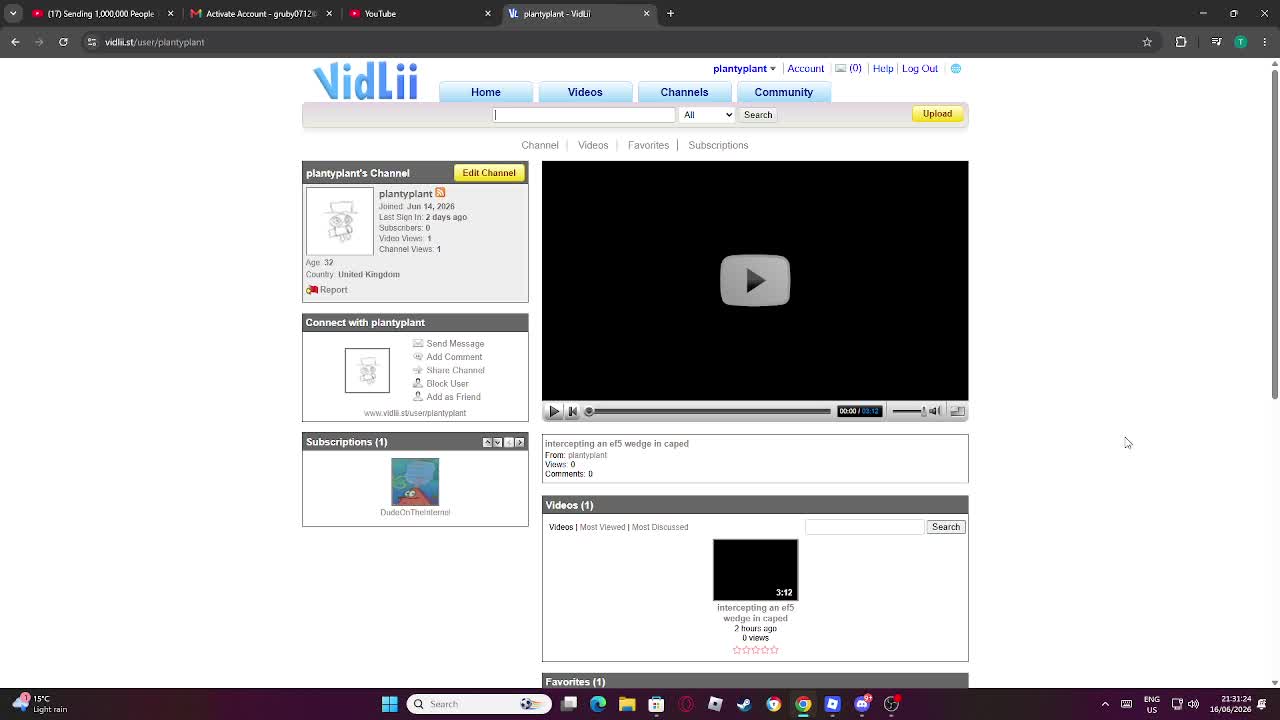 my video hasnt blew up yet..