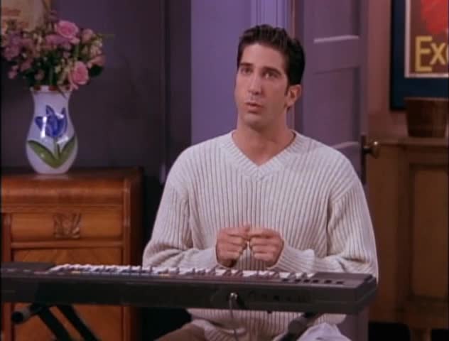 Friends S04E07 The One with the Chandler Crosses The Line