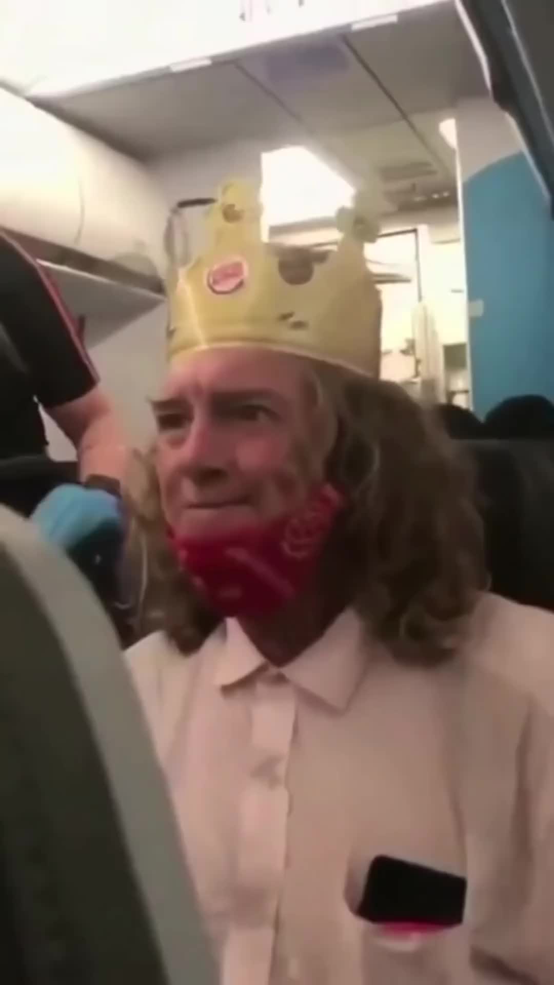 Burger king hat guy wishes you a merry christmas