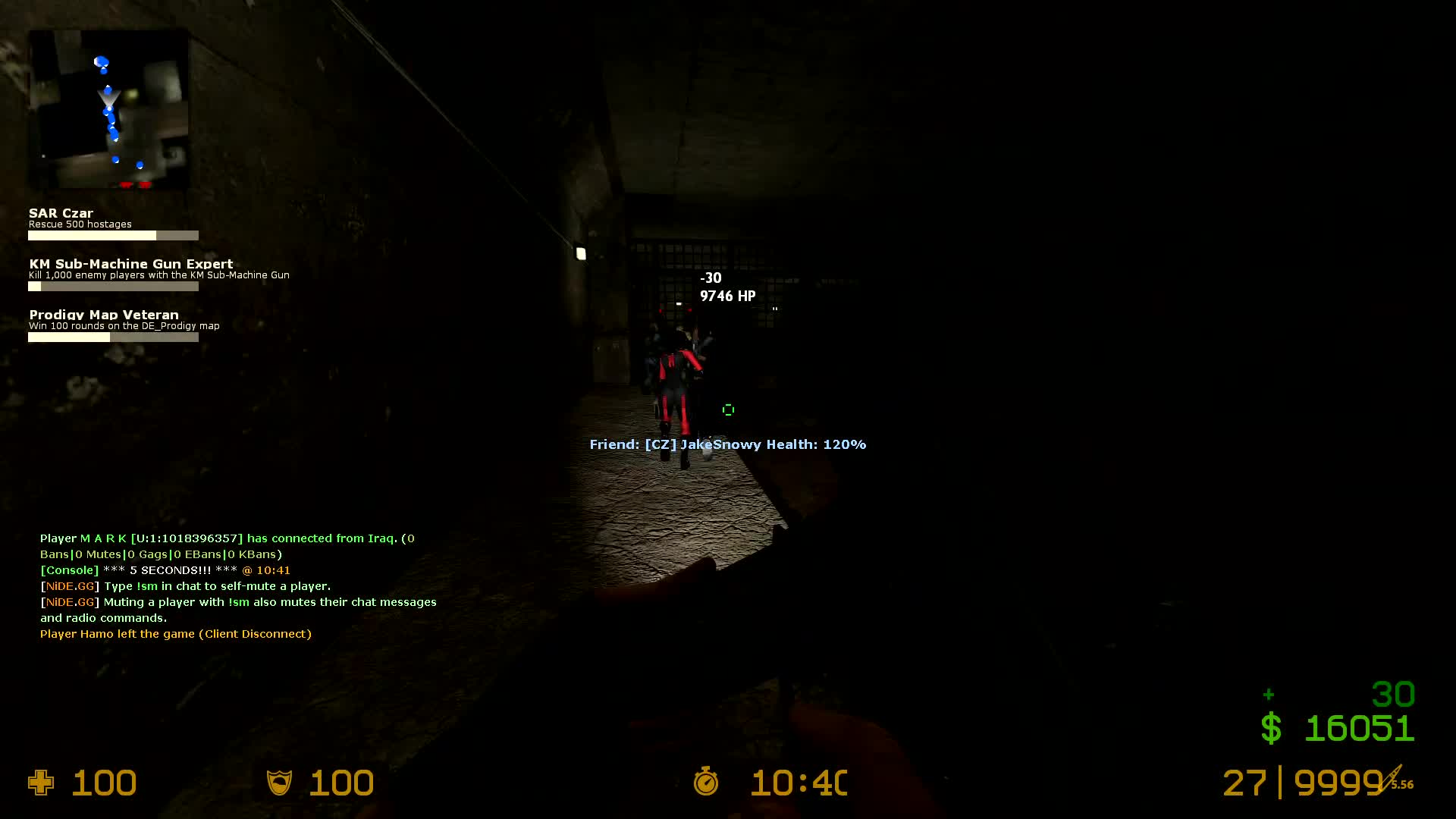Counter-Strike source Zombie Escape mode 1080P