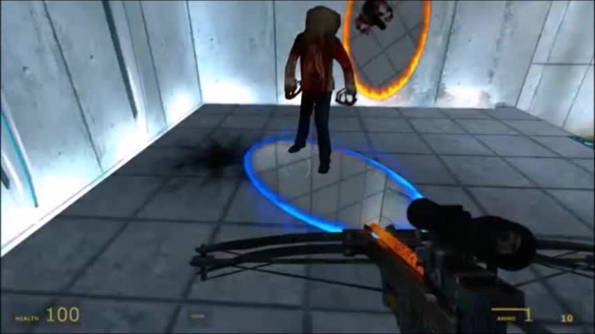 fucking around with console commands in portal :P