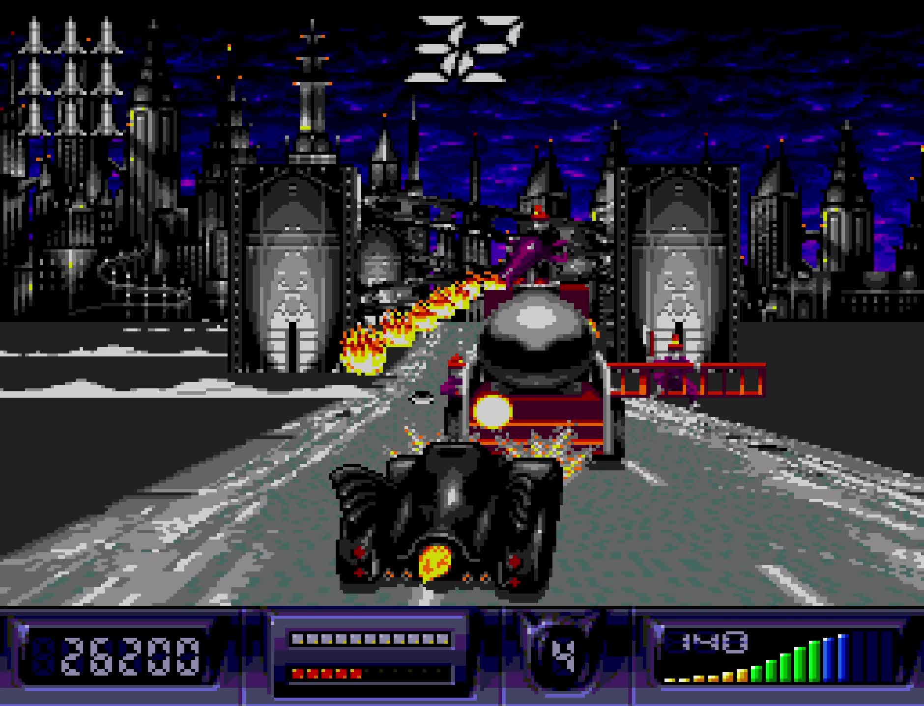 Batman Returns (Sega CD) Act 1 - Streets of Gotham Batman Returns (Sega CD) Act 1 - Streets of Gotham