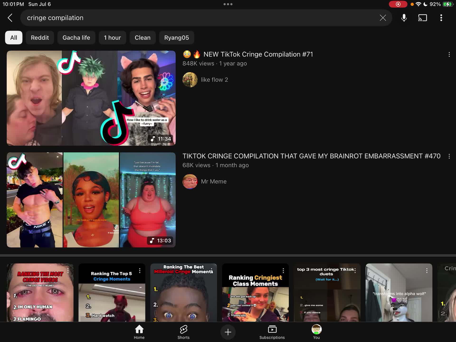 REACTING TO TIKTOK CRINGE UNTIL I CRINGE!!!