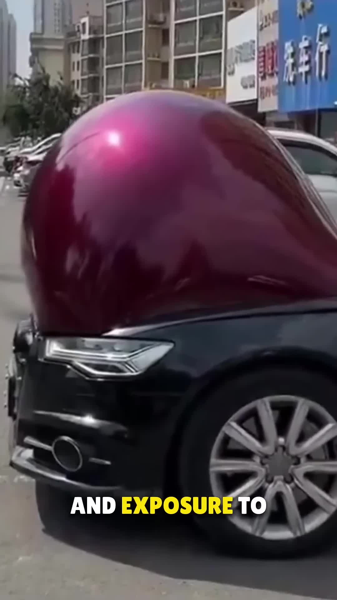 Balloon cars in China