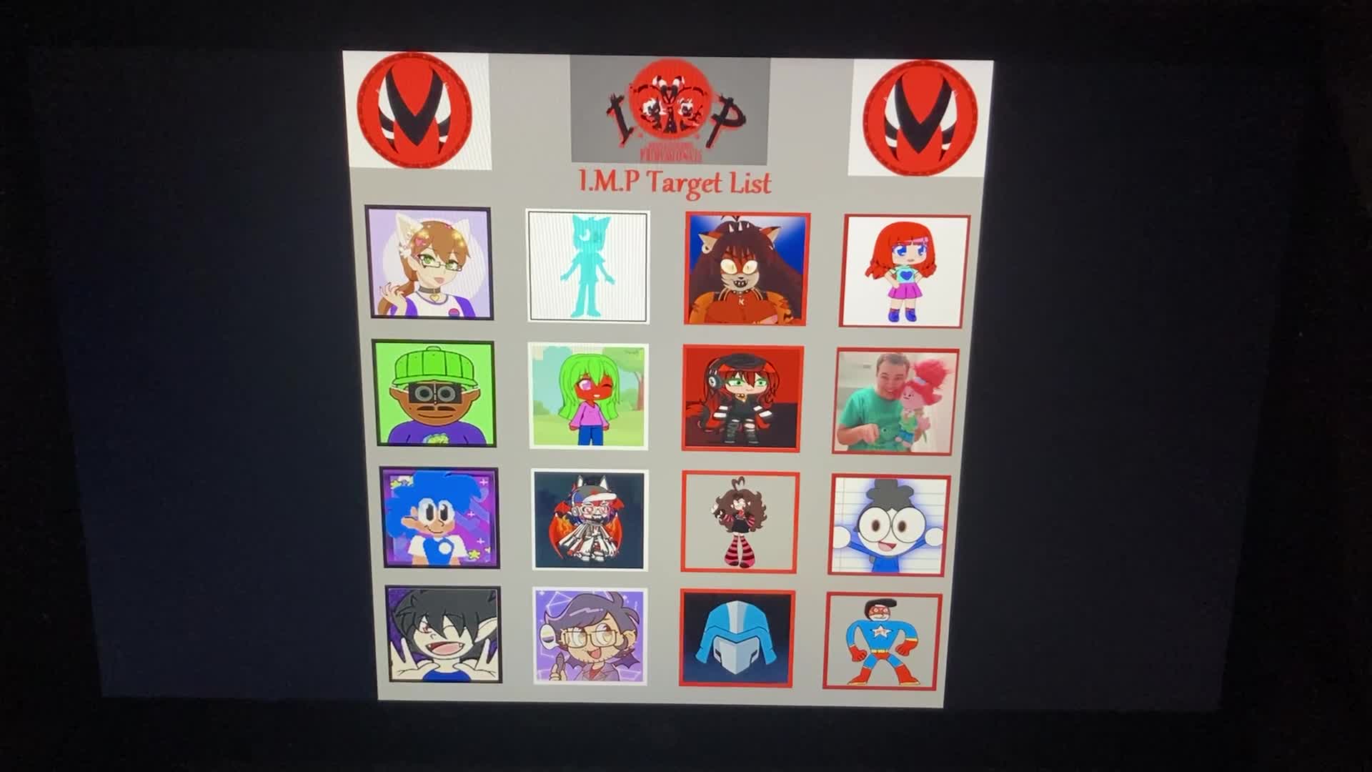 My I.M.P. Target List 5 (Inspired By DomTheMultiFandomHellhound) (Reupload)