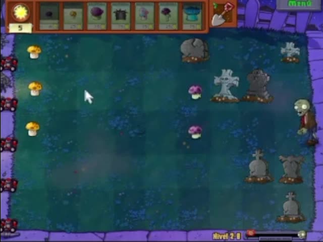 Plantas contra zombies - nivel 2-8