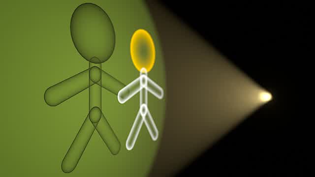 Making optical illusions in Blender N°11: Phantasmagoria