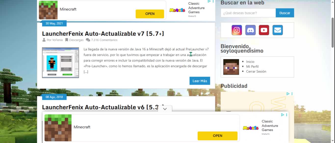 COMO DESCARGAR LAUNCHER FENIX | Loquendisimo