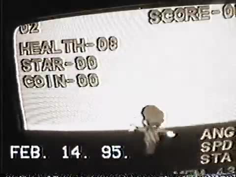 Mario 3D Development VHS